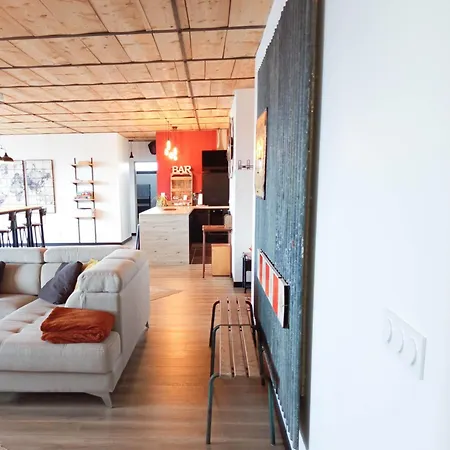 아파트 Magnifique Loft Urbain Centre, Gare Et Parking Prive 르망